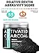 Activated Charcoal Teeth Whitening Powder - Product of UK by Sunatoria - Natural Coconut Teeth Whitener - Effective Remover Tooth Stains for a Natural Healthier Whiter Smile - Improved 2018 Formula