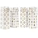 12 Pack Set of Christmas Wine Bottle Bags with Included Tissue Paper – Premium Quality with Handles and Name Cards - 4 Cute Winter Holiday designs for Wine, Liquor and Beer Bottle Gifts