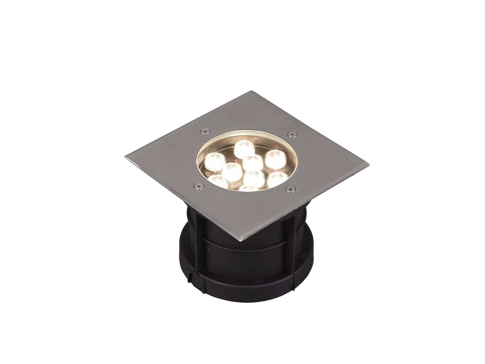 Trio Leuchten Belaja 821669207 LED Outdoor Recessed Floor Spotlight Metal Nickel Matt incl. 9 Watt LED
