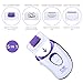 Hair Epilator, CHAINER 5 in 1 Electric Hair Removal Rechargeable Razor Women Bikini Trimmer Cordless Lady Shaver Callus Remover with 5 Extra Attachment Hair Care US Plug (Purple)