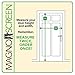 Park Ridge Products MSD3280 Magnetic Screen Door, 32x80, Black