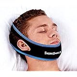 SnoreShield Instant Snore Relief Anti Snore Chin Strap - The # 1 Snoring Cure - Snore Stopper Sleep Aid Device – Simple and Effective Snore Remedy [NEW AND IMPROVED VERSION]