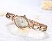 Voeons Women's Rose Gold Bracelet Wrist Watch Fashion Classic Stainless Steel Quartz Analog Watches for Ladies