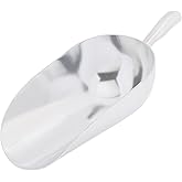 Winco Aluminum Utility Scoop, 85-Ounce, Medium | Multi-purpose, Comfort handle, Restaurant service, Great for Ingredients, Ice, Portioning and Food Preparation