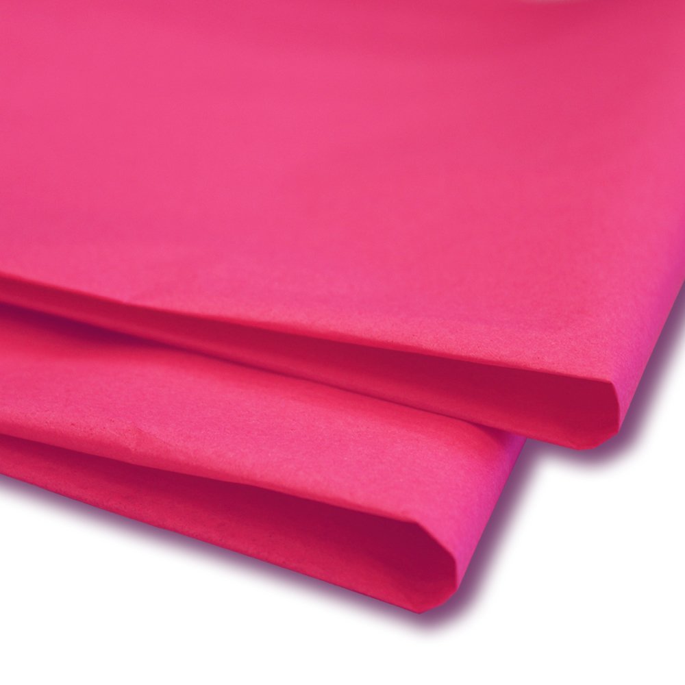 100 x Hot Pink Tissue Paper / Gift Wrap / Wrapping Paper Sheets (20" x
