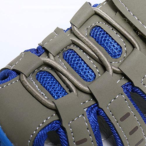 Boys Girls Breathable Athletic Sandals,ONLY TOP Summer Sport Sandals Beach Water Closed-Toe Outdoor Athletic Shoes Grey