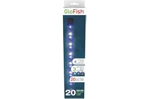 GloFish 10-Inch LED Light Stick for Fish Aquariums Up to 20 Gallons, 1 Count, with White, Blue and Magenta LED Lights