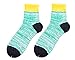 Nanxson(TM) Men/ Teenagers Cotton Knitted Socks Casual Midi Tube Crew Socks 5 Pack WZMA0013