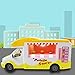 fisca RC Food Truck Remote Control Self-Service Buffet Car, 2.4Ghz Vending Fast Food Mobile Store Electronic Toy with Sounds and Lights for Kids
