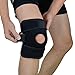 Adjustable Knee Brace Support with Dual Side Stabilizers & Open Patella,EveShine Non-Slip Protective Strap Give You The Support and Compression You Need - Fits Right Leg