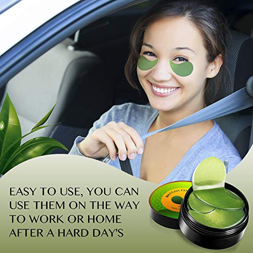 Collagen Eye Mask, Matcha Green Tea Extract Under Eye Patches, Eye Mask