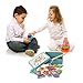 PiscatorZone Fishing Toys Fun Magnetic Puzzle Game Children Baby Wooden Playset Mini Marines Fishes Models, Gift for Under The Age of Six