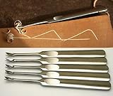 Magic Show 5pcs Working Hand Leather Edge Skiving DIY Craft Tool Keen Edge Beveler Wholesal