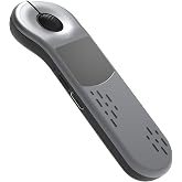 ZTYTO Air Mouse Rechargeable Wireless Presenter with Touchpad for PC/Laptop/iOS/Android, Bluetooth Remote Control for PowerPoint/Keynote/TikTok/Camera/Kindle App (Silver)