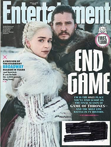 Entertainment Weekly Magazine (November 9, 2018) End Game The Final Season of Game of Thrones