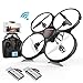 WIFI FPV Version U818A Drone with 720P HD Camera DBPOWER Headless Mode Quadcopter with 2 Batteries Long Flying Time Drone for Beginners