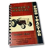 1953-1955 Ford NAA & Golden Jubilee Tractor Reprint Owner's Manual