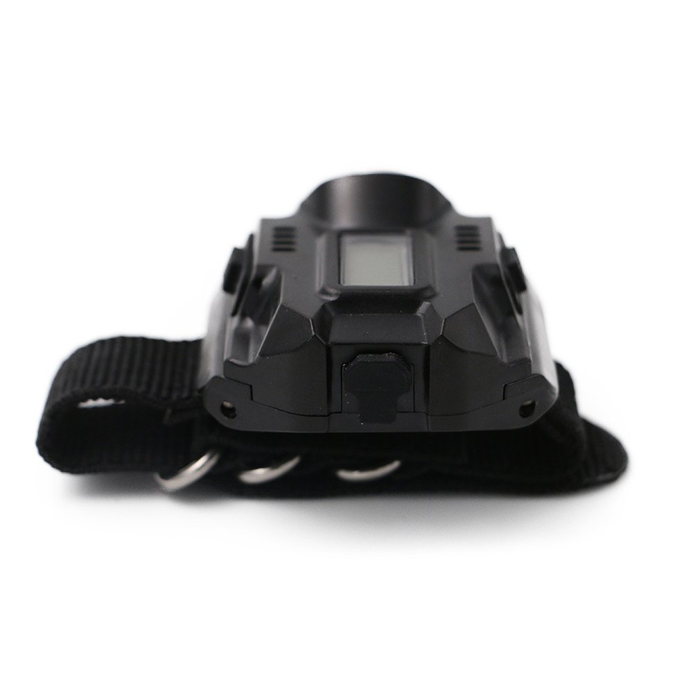 uthome linterna de reloj, LED reloj de pulsera linterna linterna luz USB recargable linterna, táctica recargable linterna reloj de pulsera lámpara de reloj, carga 2 correa (cable de carga incluido)