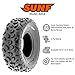 SunF A014 XC-Sport ATV & Go Kart 19x7-8 Knobby Tires, 6 PR, Tubeless (Pair of 2)