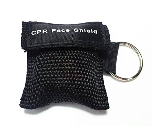 7TECH CPR Keychain Mask 7 Packs Face Shields Emergency Kit with One-way Valve