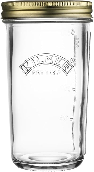 Kilner Wide Mouth Preserve Jar 0.5L Glass Storage Vacuum Seal Lid