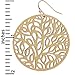 Humble Chic Vegan Leather Earrings for Women - Teardrop Leaf Dangle Statement Filigree Dangling Lightweight Boho Vintage-Style Drops