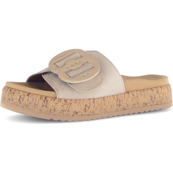 Amazon.com | Gabor Womens Gabor 63.741 Latte 6 Medium | Slides