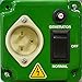 EZ GENERATOR SWITCH - Generator Manual Transfer Switch UNIVERSAL UL/CSA approved primary