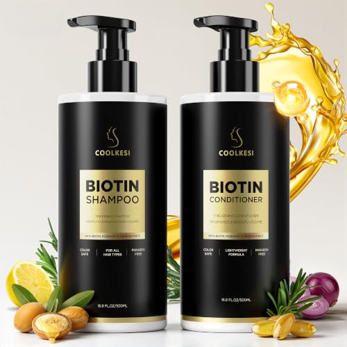 Tripeptide-Infused Biotin Hair Growth Shampoo and Conditioner... 51DLV6DTTKL
