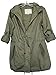 Vedem Women's Hooded Drawstring Military Jacket Parka Coat Army Green (L)