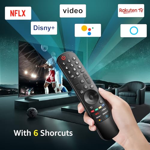 For LG-Mando-Smart-TV, Universal Magic Remote Control for LG XXX, Compatible with MR21, MR22, MR23, MR24, AKB76037605 and AKB76040301