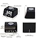 USB Alarm Clock, Digital Alarm Clock Radio with USB charging Port, Clock, Alarm, FM Radio, Thermometer and LCD screen for Bedroom, Kitchen, Hotel, Table, Desk