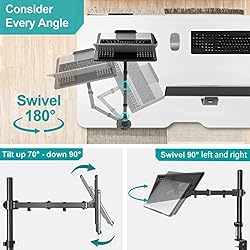 MOUNT PRO Single Laptop Mount with Tray for Laptop