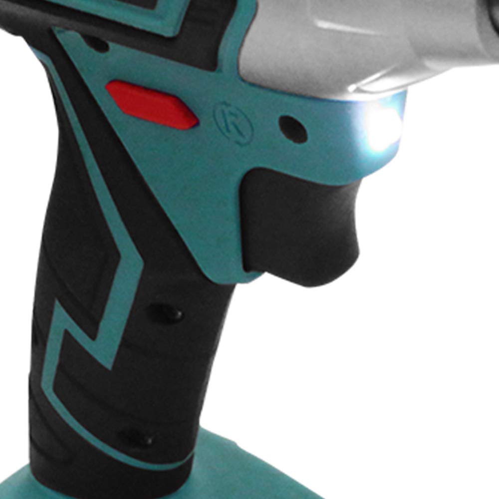 Powayup pour Makita cl/&eacute; /&agrave; chocs sans fil 1X 18V 5.5Ah batterie pour Makita BL1860B et 1X chargeur Li-ion de 14,4 V 18 V pour Makita