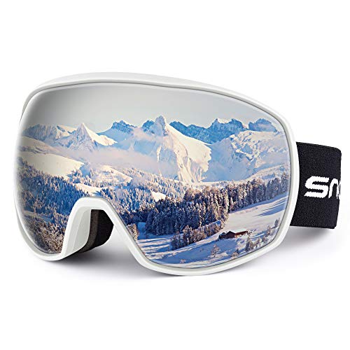 Snowledge Ski Goggles Snowboard Snow Goggles for Men Women OTG Snowboard Goggles with 100% UV Protection Anti-Fog Dual Lens Skiing Goggles Helmet Compatible - Thumbnail 6