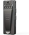DEXILIO Mini Body Camera, Portable 1080P Wearable Video Recorder with Clip/Motion Detection,Small Security Surveillance Hidden Nanny Camera for Home and Office (with 32GB Card)
