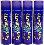 Lizard Lips SPF 22 Lip Balm - Original Vanilla 4 Pack (4)