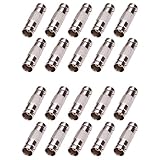 WildHD 20 Packs BNC Barrel Connector and BNC Female to Female Coupler Adapter for CCTV Security Camera (BNC female to female connector)