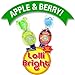 LOLLIBRIGHTS: America’s First Color Changing Light-Up Lollipop! 2-Pack (Apple + Berry)