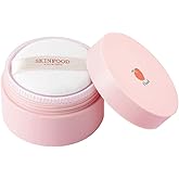 SKINFOOD Peach Cotton Multi Finish Powder 15g - Extract & Calamin Contained Sebum Control Silky Powder for Oily Skin, Stocking Stuffers, Sweet Peach Scent with Baby Skin