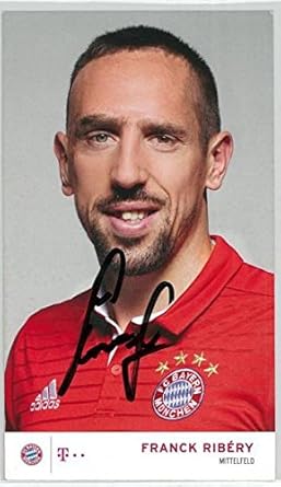 Amazon クラブ発行直筆サイン フランス代表 フランク リベリー バイエルン ミュンヘン 最新1617 オリンピック マルセイユ アニメ 萌えグッズ 通販