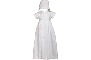 Swea Pea and Lilli 2-piece 100% Cotton White Weaved Romper with Detachable Gown