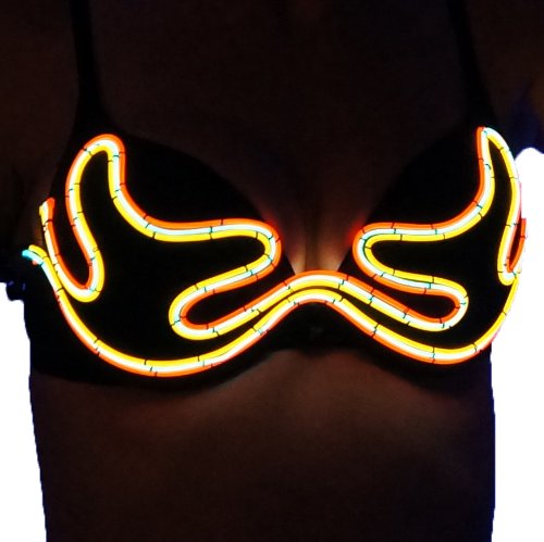 Electric Styles Light Up Bra - Vanity-Multi-Colored-34C