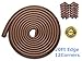 AWESOM 23.3 ft [19.7ft Edge + 12 Corners] Safety Edge & Corner Cushion Guards- Premium Childproofing Protection -COFFEE-EXTRA LONG, EXTRA DENSE,3 Packs