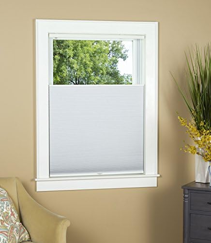 Green Mountain Vista Blackout Top Down Bottom Up Cordless Cellular Shade:Size 34" W x 64" L - Color: White