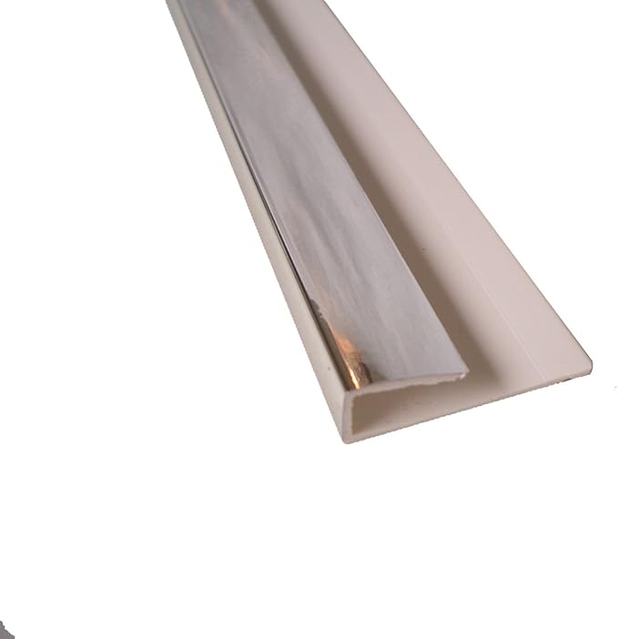 Chrome Panel Trim Perfect for Bathroom Kitchen Shower Wall PVC Cladding Panels splashbacks10mm
