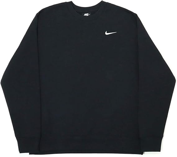 Nike Club Fleece Crew Men S Sweatshirt Crewneck Black Small At Amazon Men S Clothing Store