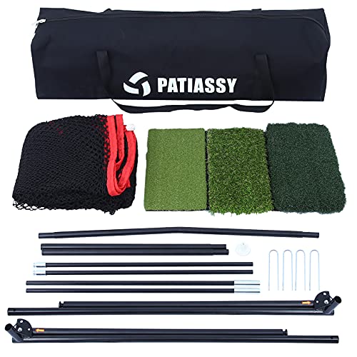 Patiassy 10' x 7' Heavy Duty Golf Practice Hitting Net 7Ply Knotless