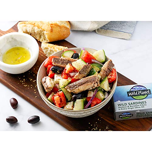 Wild Wild Sardines in Water, Sea Salt, Skinless & Boneless, Tinned Fish, Sustainably
