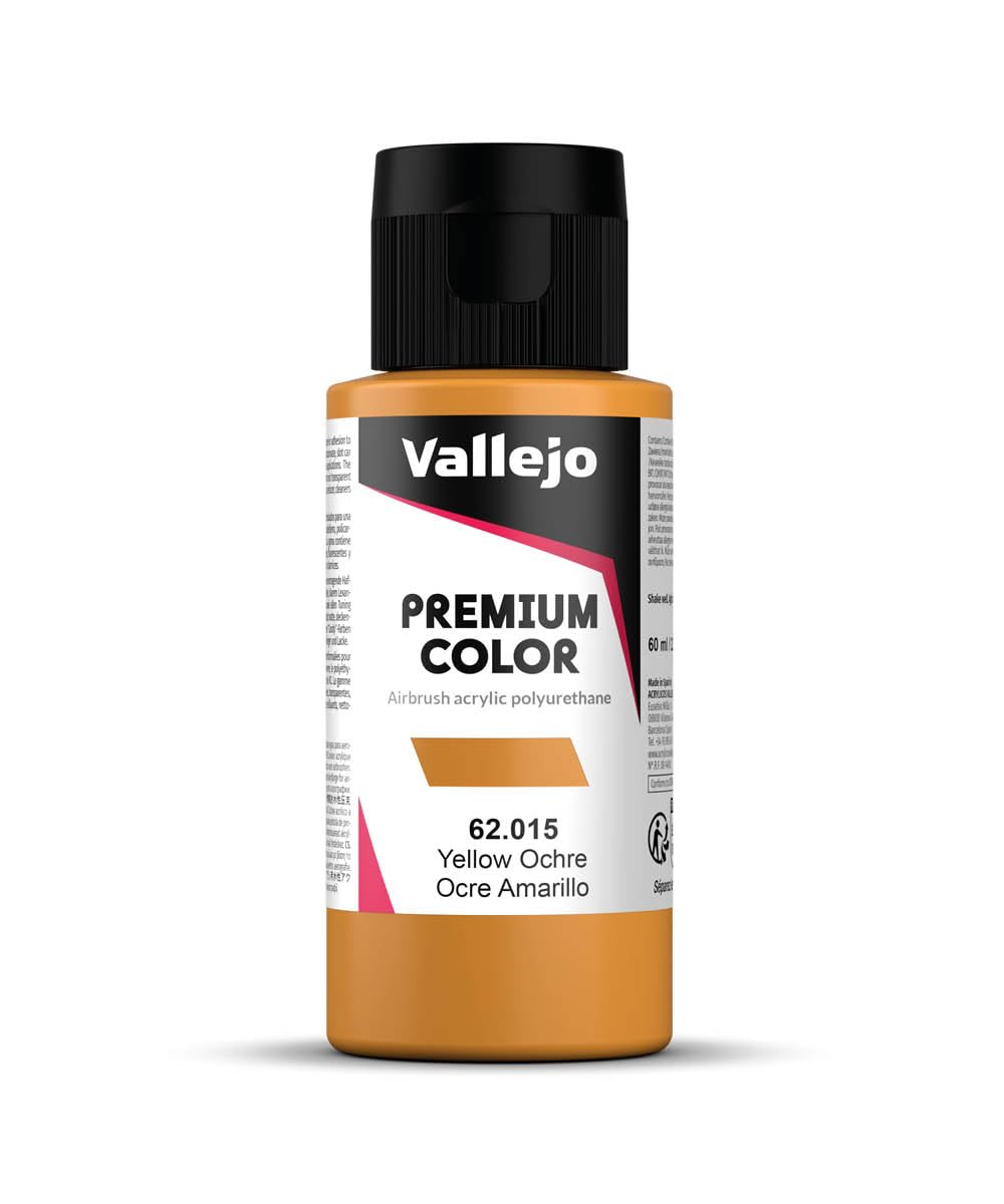 Vallejo Premium Color 60 ml Paint - Yellow Ochre — image 1